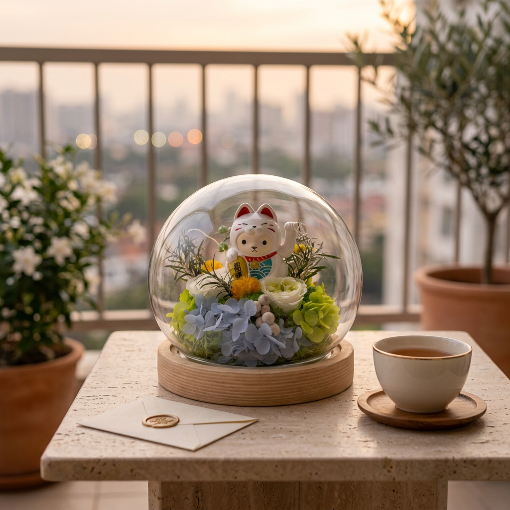 Abundance Garden Fortune Cat™ – Fortune Keepsake™