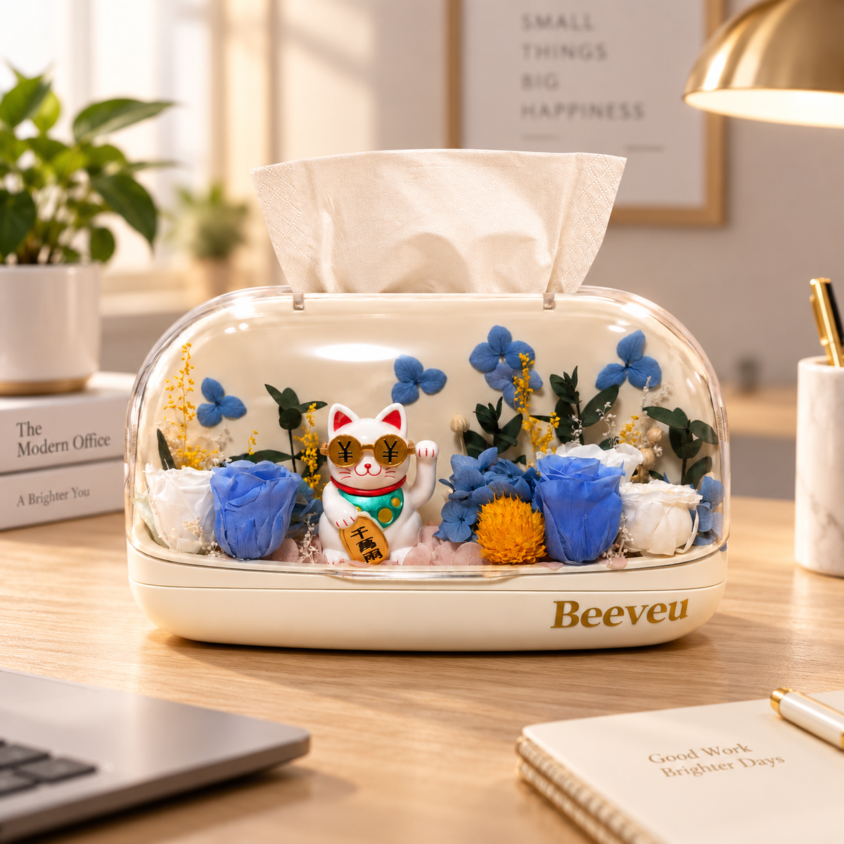 Azure Fortune Tissue Box™