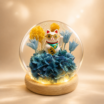 Azure Prosperity Fortune Cat™ — Fortune Keepsake™