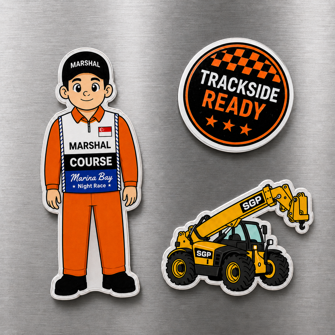 Crane Operator Magnet Set