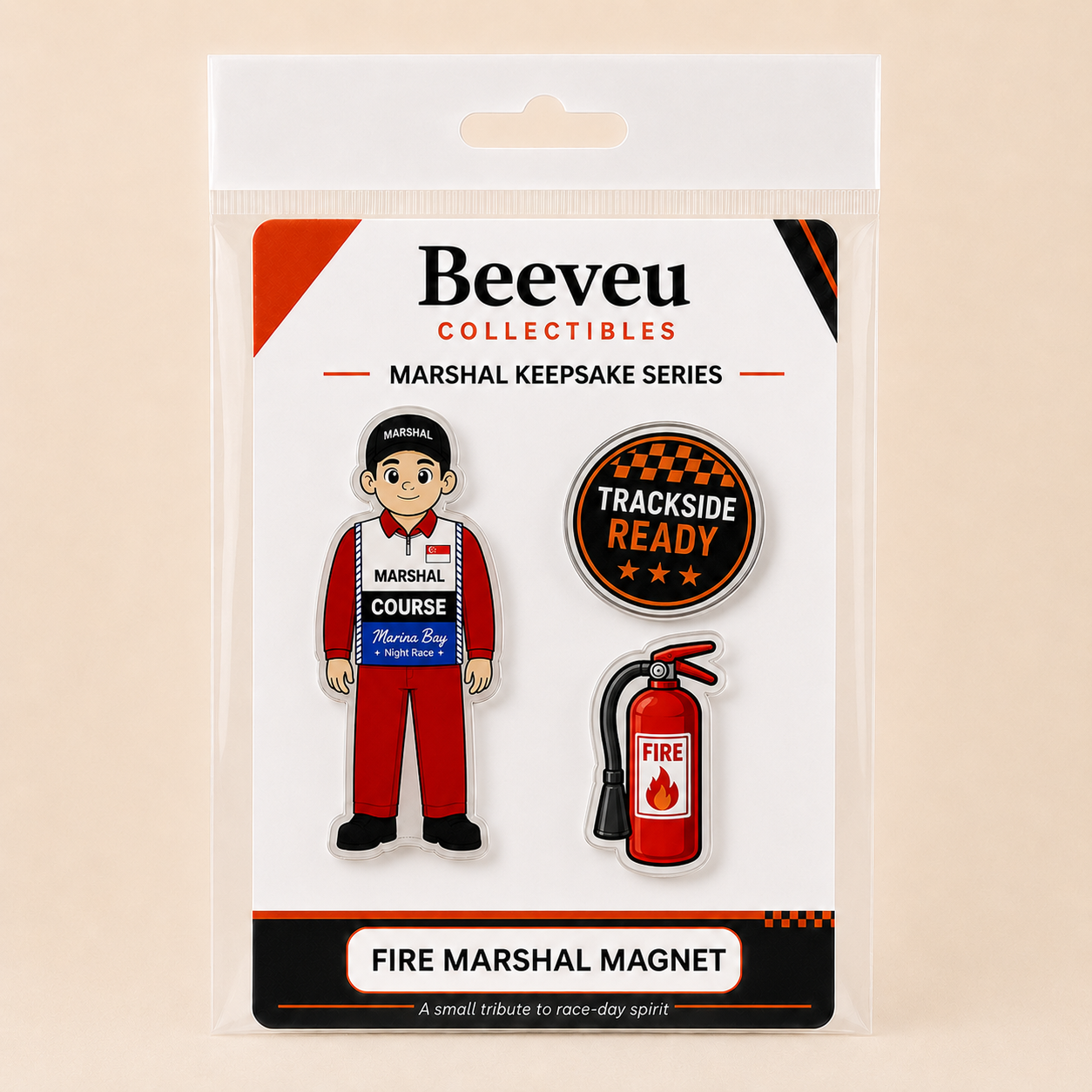 Fire Marshal Magnet Set