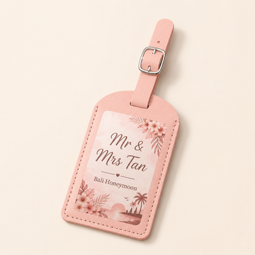 Custom PU Luggage Tag