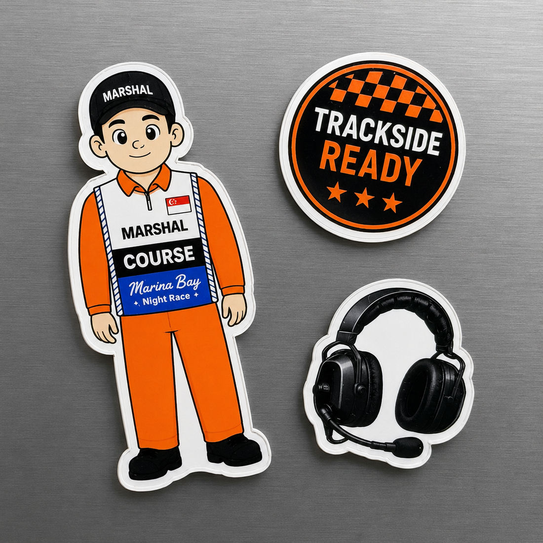 Radio Marshal Magnet Set