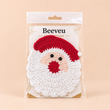 Santa Cheer™ Crochet Coaster