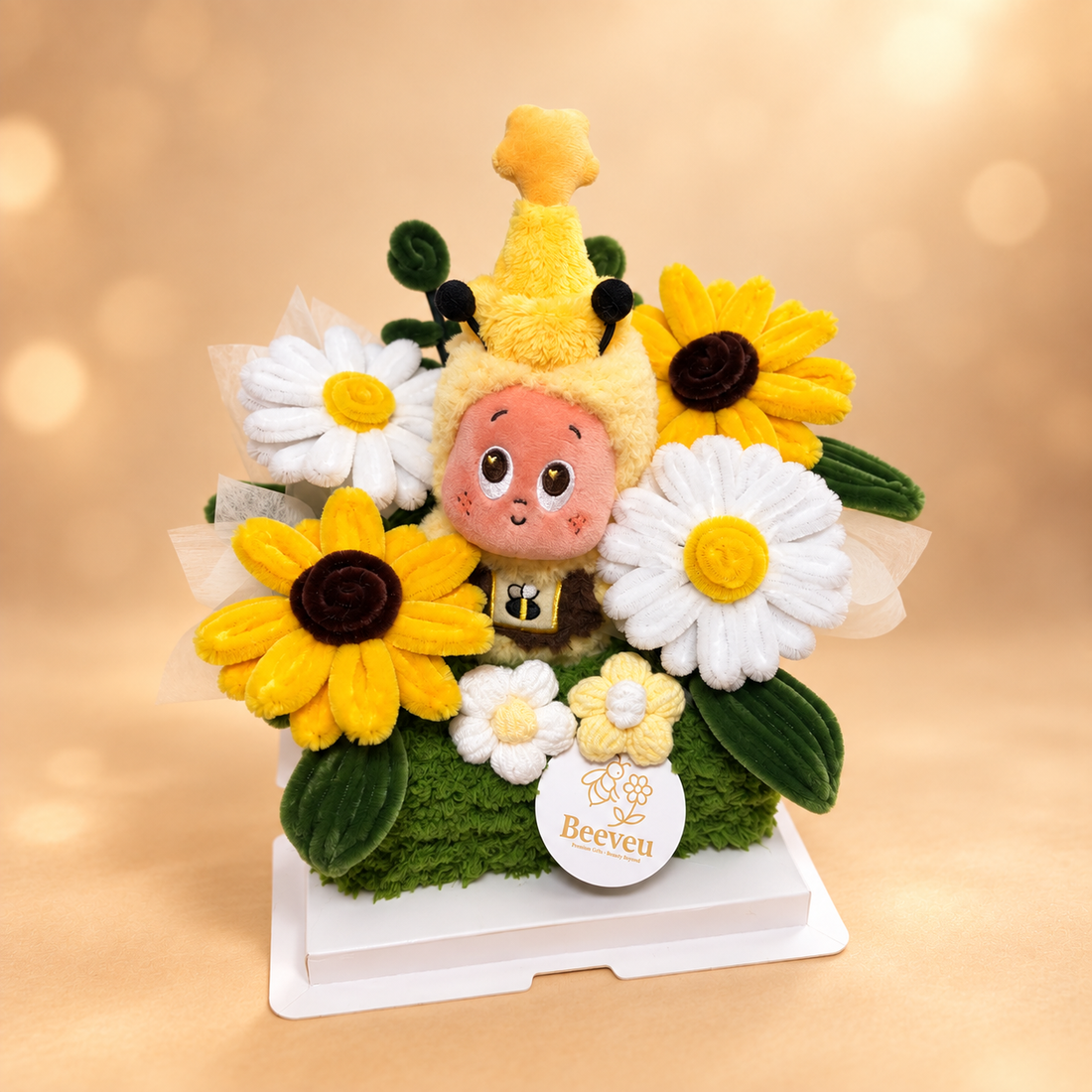 Sunny Bee Companion™ Floral Keepsake