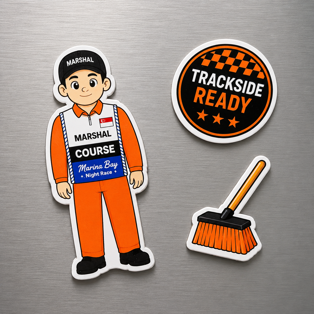 Track Marshal Magnet Set