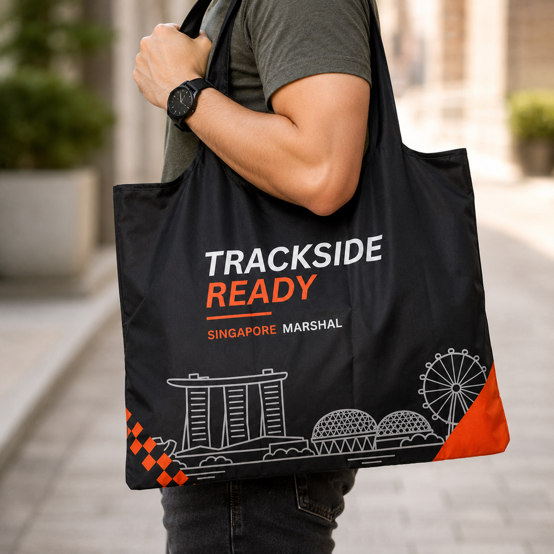 Trackside Ready Foldable Tote